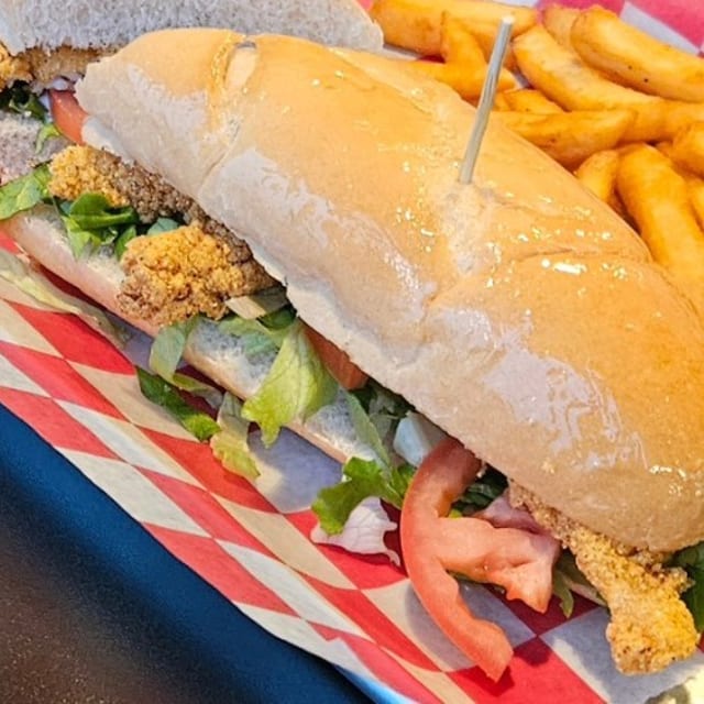 9" Catfish Po-Boy.