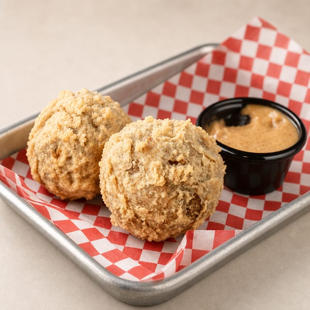 Boudin Balls Crawfish (2 Pieces).