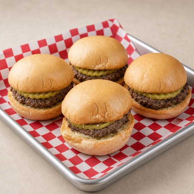 Hamburger Slider Basket.