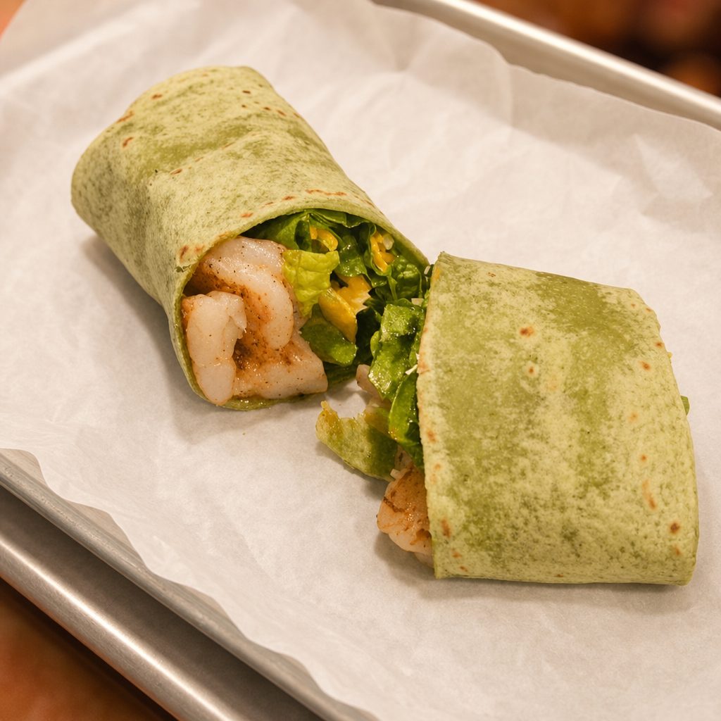 Grilled Shrimp Wrap.