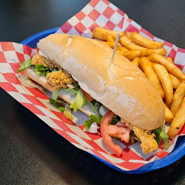 9" Catfish Po-Boy.