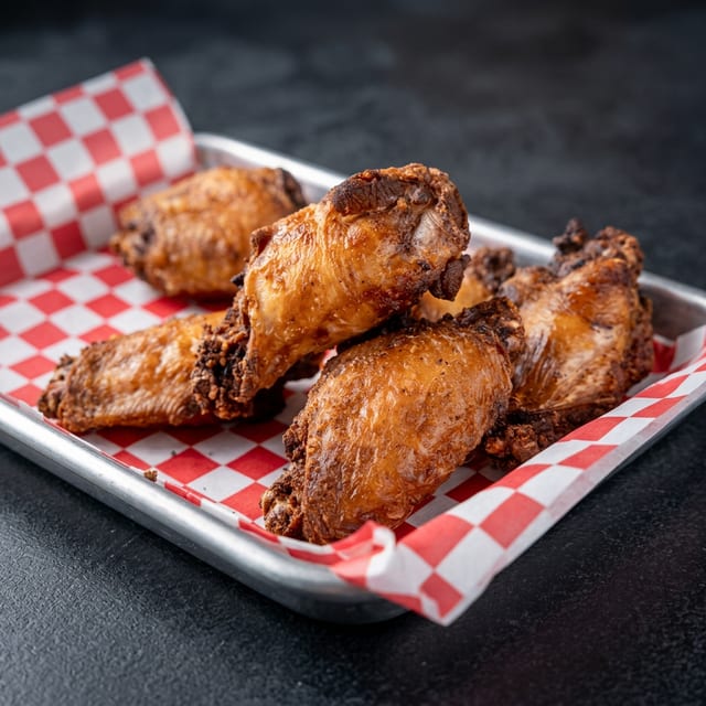 Wing (4pcs) + Fries + 24oz Soda.